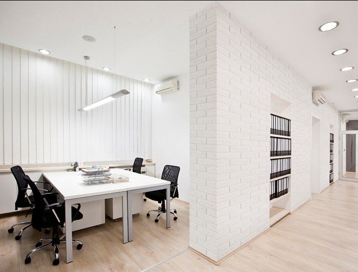 Veneer Brick Wall For Office